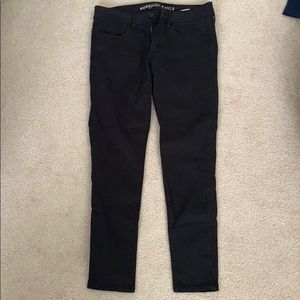 Black American Eagle jeggings